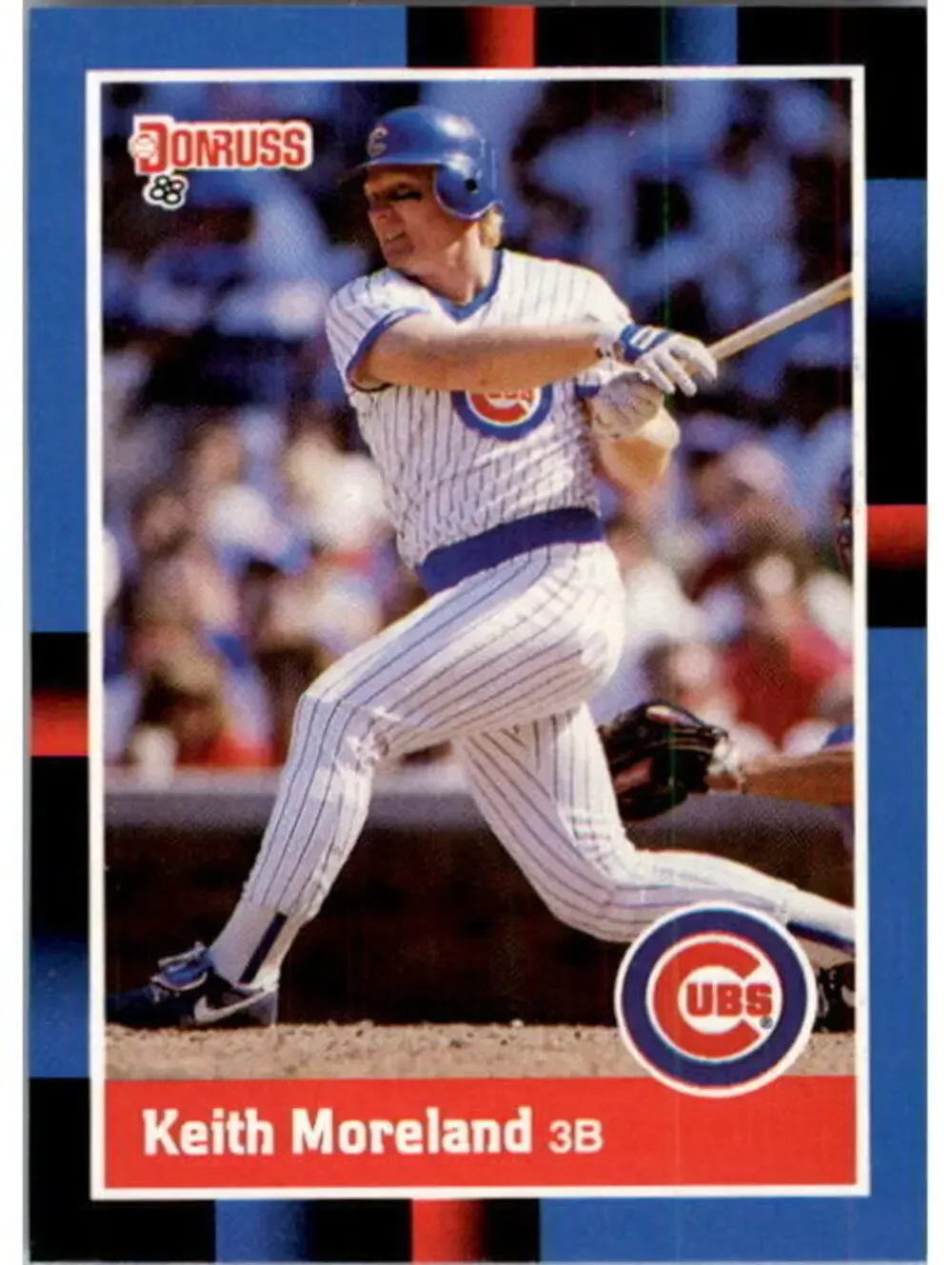 1988 Keith Moreland Donruss Baseball Card #201